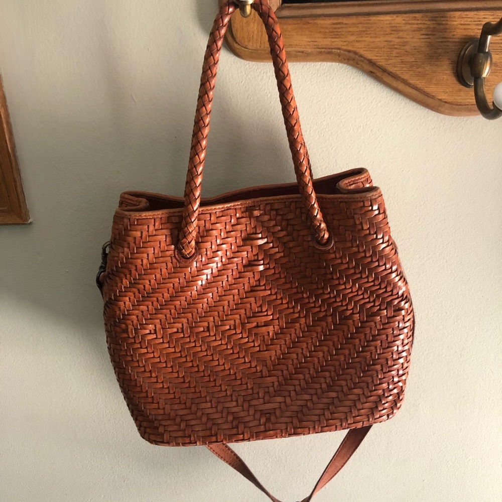 Fossil Vintage Leather Purse, Boho Shoulder Bag